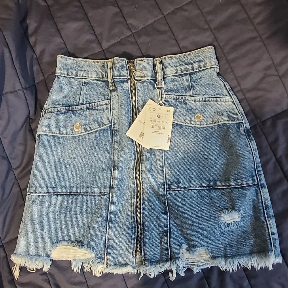 Bershka jean skirt